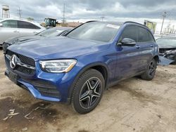 Salvage cars for sale from Copart Chicago Heights, IL: 2021 Mercedes-Benz GLC 300 4matic