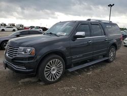 Salvage cars for sale at Indianapolis, IN auction: 2015 Lincoln Navigator L