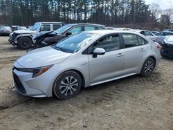 Toyota Corolla LE salvage cars for sale: 2020 Toyota Corolla LE