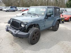 Salvage cars for sale at Glassboro, NJ auction: 2015 Jeep Wrangler Sport