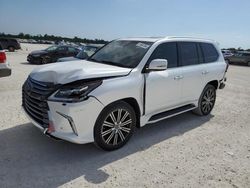 Salvage cars for sale at Arcadia, FL auction: 2018 Lexus LX 570