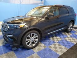 Salvage cars for sale at Hampton, VA auction: 2022 Ford Explorer Limited