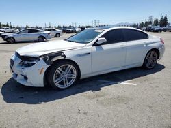 Salvage cars for sale from Copart Rancho Cucamonga, CA: 2015 BMW 640 I Gran Coupe