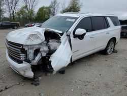 Salvage cars for sale from Copart Cicero, IN: 2021 Chevrolet Tahoe K1500 High Country
