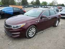 KIA Optima EX Vehiculos salvage en venta: 2018 KIA Optima EX