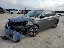 Salvage cars for sale at San Antonio, TX auction: 2019 Nissan Sentra S