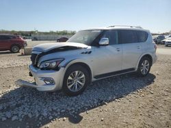 Salvage cars for sale at Kansas City, KS auction: 2016 Infiniti QX80