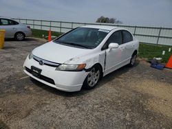 Salvage cars for sale at Mcfarland, WI auction: 2008 Honda Civic LX