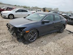 Honda salvage cars for sale: 2020 Honda Civic EX