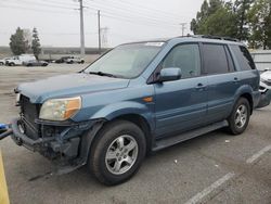 Honda Pilot EX salvage cars for sale: 2006 Honda Pilot EX