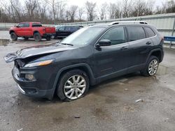 Salvage cars for sale from Copart Ellwood City, PA: 2015 Jeep Cherokee Limited