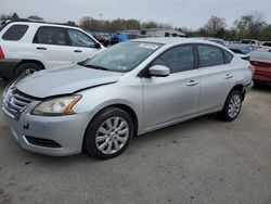 Salvage cars for sale from Copart Glassboro, NJ: 2013 Nissan Sentra S