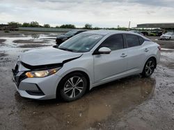 Salvage cars for sale at Houston, TX auction: 2020 Nissan Sentra SV