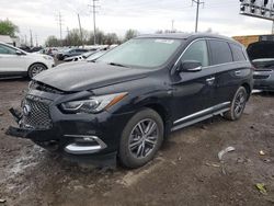 Salvage cars for sale from Copart Columbus, OH: 2017 Infiniti QX60