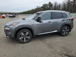 Salvage cars for sale at Brookhaven, NY auction: 2021 Nissan Rogue Platinum