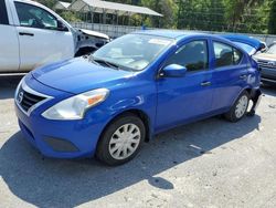 Salvage cars for sale from Copart Savannah, GA: 2017 Nissan Versa S