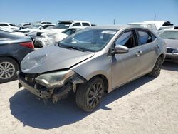 Salvage cars for sale at Tucson, AZ auction: 2015 Toyota Corolla L