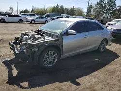 Salvage cars for sale at Denver, CO auction: 2017 Toyota Camry LE