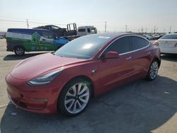 Salvage cars for sale from Copart Sun Valley, CA: 2018 Tesla Model 3