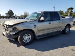 Salvage cars for sale from Copart San Martin, CA: 2001 Ford F150 Supercrew
