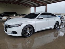 Salvage cars for sale from Copart Wilmer, TX: 2022 Honda Accord Touring