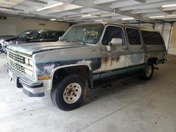 Salvage vehicles for parts for sale at auction: 1991 Chevrolet Suburban V1500