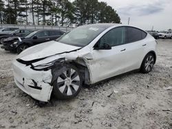 Salvage cars for sale at Loganville, GA auction: 2021 Tesla Model Y