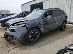 Salvage cars for sale at Chicago Heights, IL auction: 2017 Jeep Cherokee Limited