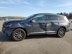 Salvage cars for sale from Copart Brookhaven, NY: 2013 Infiniti JX35