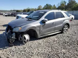 Salvage cars for sale at Memphis, TN auction: 2011 Mercedes-Benz ML 350