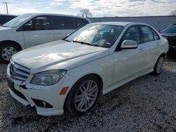 Mercedes-Benz c 300 4matic salvage cars for sale: 2009 Mercedes-Benz C 300 4matic