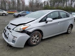 Salvage cars for sale from Copart Waldorf, MD: 2010 Toyota Prius