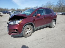 Salvage cars for sale from Copart Ellwood City, PA: 2017 Chevrolet Trax 1LT