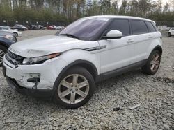 Salvage cars for sale at Waldorf, MD auction: 2015 Land Rover Range Rover Evoque Pure Plus