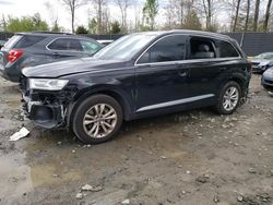 Salvage cars for sale at Waldorf, MD auction: 2018 Audi Q7 Premium Plus
