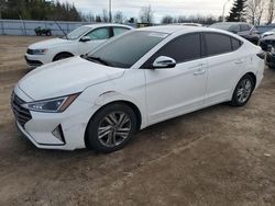 Salvage cars for sale at Bowmanville, ON auction: 2019 Hyundai Elantra SEL