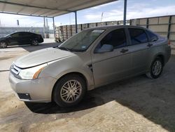 Salvage cars for sale from Copart Anthony, TX: 2008 Ford Focus SE