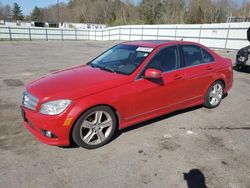 Salvage cars for sale at Assonet, MA auction: 2010 Mercedes-Benz C 300 4matic