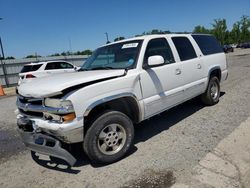 Chevrolet salvage cars for sale: 2001 Chevrolet Suburban C1500