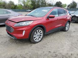 Salvage cars for sale from Copart Madisonville, TN: 2022 Ford Escape Titanium