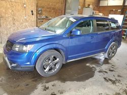 Salvage cars for sale from Copart Ebensburg, PA: 2015 Dodge Journey Crossroad