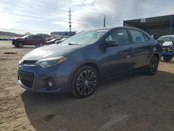 Salvage cars for sale at Colorado Springs, CO auction: 2016 Toyota Corolla L