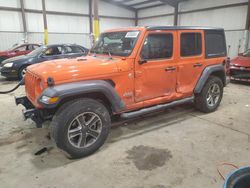 Vehiculos salvage en venta de Copart Pennsburg, PA: 2018 Jeep Wrangler Unlimited Sport
