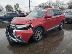 Mitsubishi salvage cars for sale: 2017 Mitsubishi Outlander GT