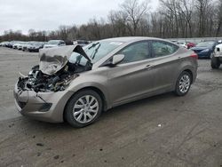 Salvage cars for sale from Copart Ellwood City, PA: 2013 Hyundai Elantra GLS