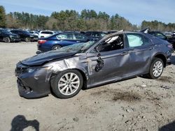Salvage cars for sale at Mendon, MA auction: 2018 Toyota Camry L