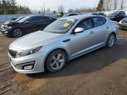 Salvage cars for sale from Copart Ontario Auction, ON: 2015 KIA Optima LX