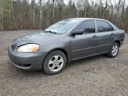 Salvage cars for sale from Copart Bowmanville, ON: 2006 Toyota Corolla CE