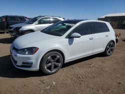 Volkswagen Vehiculos salvage en venta: 2016 Volkswagen Golf S/SE