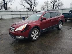 Salvage cars for sale at West Mifflin, PA auction: 2012 Subaru Outback 2.5I Premium